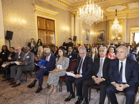 Leyla Əliyeva Londonda yüksəksəviyyəli iqlim dialoqunda iştirak etdi