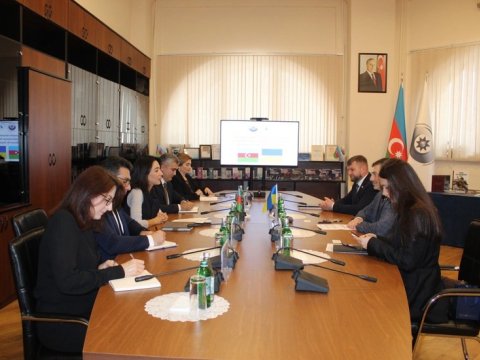 Səbinə Əliyeva Ukrayna Ombudsmanı ilə görüşdü