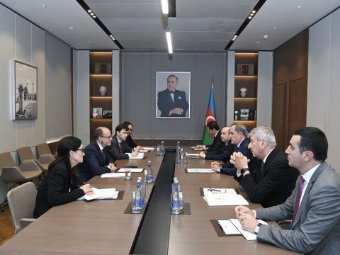 Ceyhun Bayramov İspaniyanın dövlət katibi ilə görüşdü