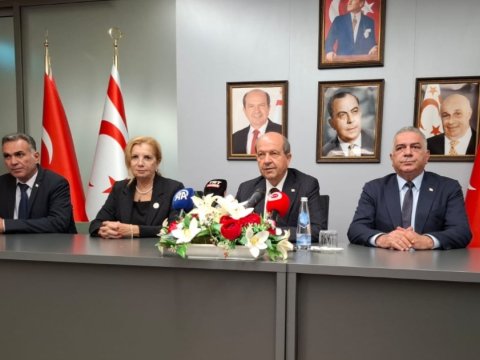 Ersin Tatar Qəbələ zirvəsindən danışdı