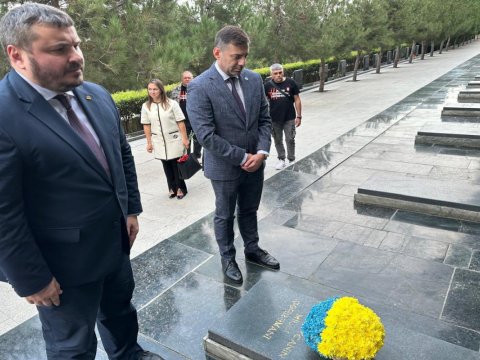 Ukrayna Ombudsmanı Şəhidlər Xiyabanında