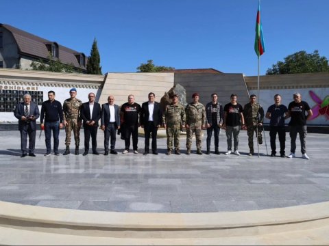 Ukraynalı əsgərlərlə Qubada görüş keçirilib