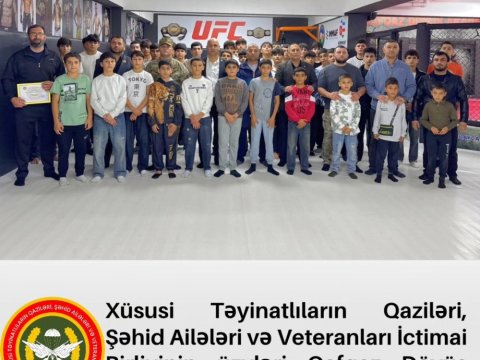 İctimai Birliyin üzvləri Qafqaz Döyüş Akademiyasında