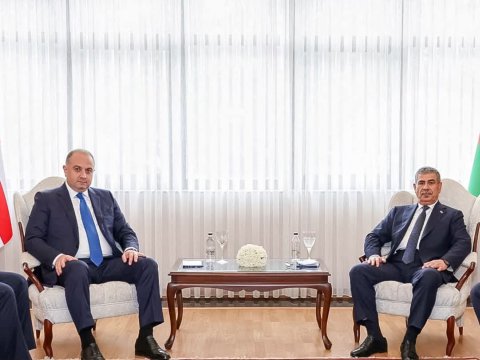 Azərbaycanla Gürcüstan müdafiə nazirləri görüşdülər - FOTOLAR