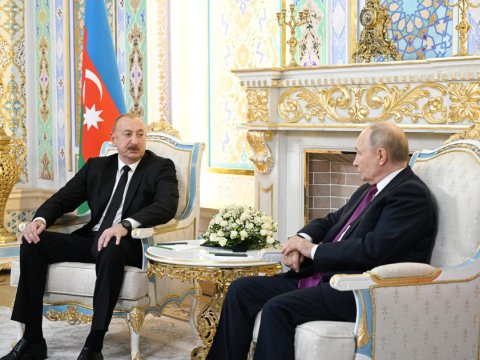 Azərbaycanla münasibətlərin müttəfiqlik ruhunda davam edəcəyinə ümidvarıq - Putin