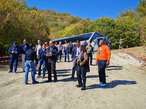 Beynəlxalq konfransın iştirakçıları Ağdərədə səfərdədilər