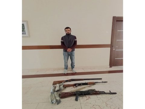 Xocavənddə silah-sursat satmaq istəyən gənc saxlanıldı