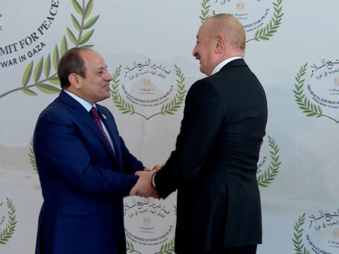 Prezident Yaxın Şərq Sülh Sammitində iştirak edir