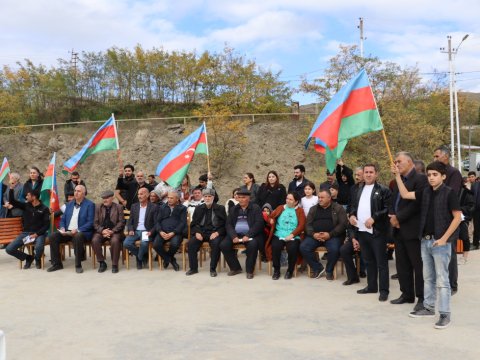 Şuşakəndin sakinlərinə yeni mənzillərin açarları təqdim edildi - FOTO 