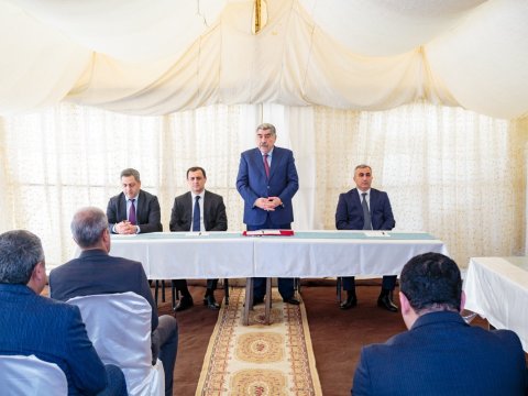 Rüstəm Xəlilov növbəti səyyar qəbul keçirdi - FOTO