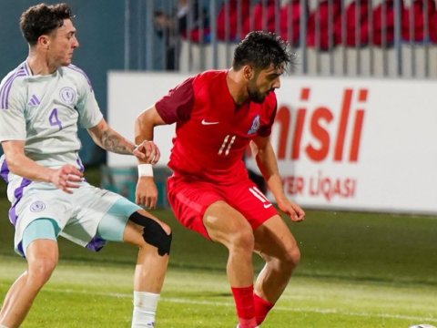 Azərbaycan millisi Şotlandiya ilə heç-heçə etdi