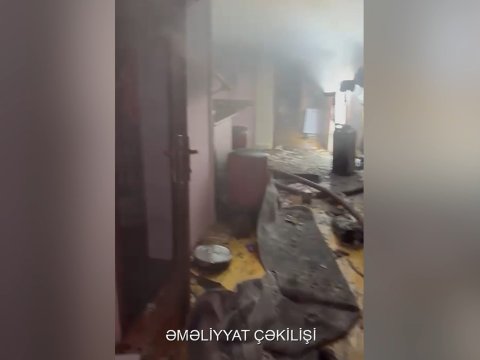 Zığda yanğın: 2 nəfər xəsarət aldı