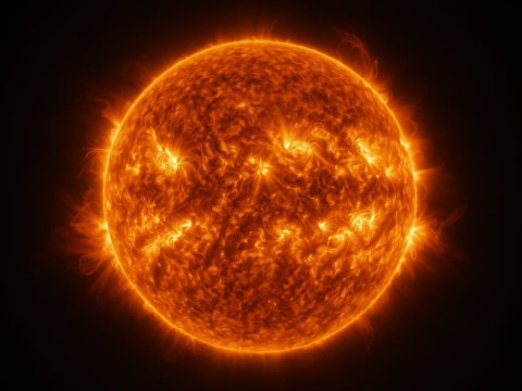 Günəşdə güclü partlayış
