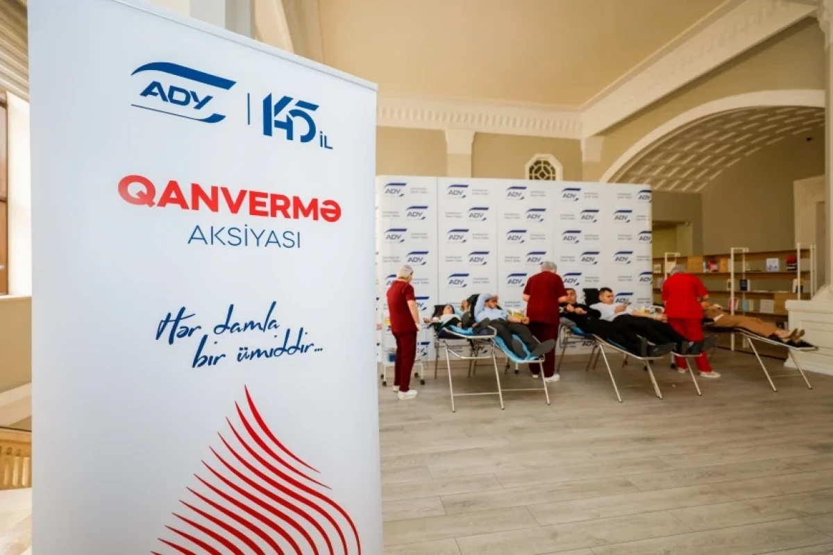 ADY-də qanvermə aksiyası keçirilib