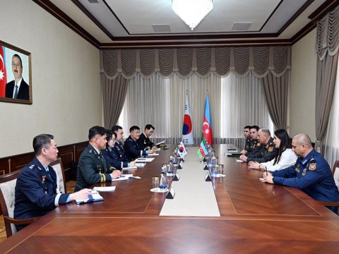 Azərbaycan-Koreya hərbi əməkdaşlığı müzakirə olundu