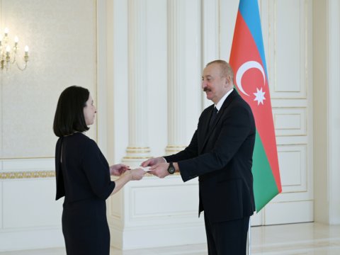 Fransanın yeni səfiri etimadnaməsini İlham Əliyevə təqdim etdi