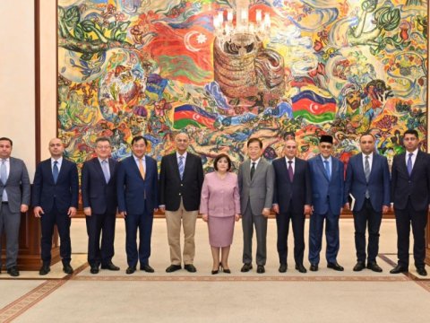 Sahibə Qafarova ICAPP nümayəndə heyəti ilə görüşdü