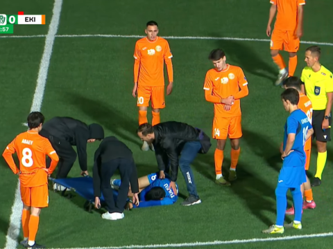 “Kayrat”ın futbolçusu oyun zamanı öldü - FOTO