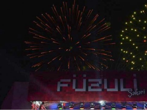 Füzuli Şəhəri Günü atəşfəşanlıq