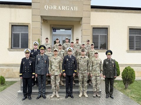 Hərbi Dəniz Qüvvələrində buraxılış mərasimi - FOTO