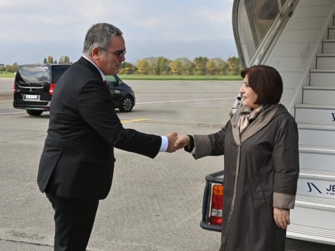 Sahibə Qafarova İsveçrədə