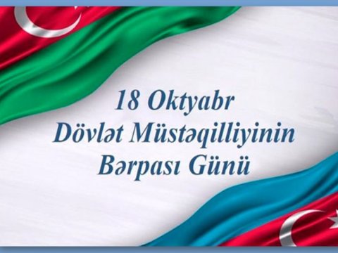 Müstəqilliyimiz əbədidir!