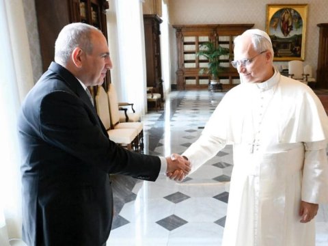 Paşinyan Roma Papası ilə Azərbaycanla sülhü müzakirə etdi