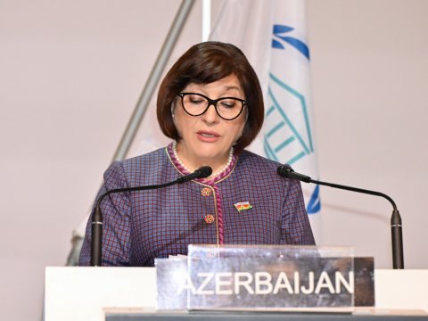 Spiker Parlamentlərarası İttifaqın 151-ci Assambleyasında çıxış etdi