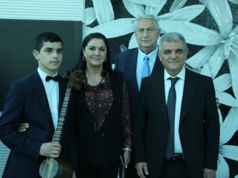 Fazil Mustafa trilogiyasını təqdimat etdi - FOTOLAR