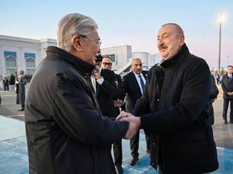 İlham Əliyevin Qazaxıstana səfəri başa çatdı