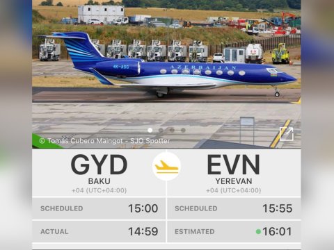 Azərbaycan təyyarəsi İrəvana getdi - Nə baş verir?