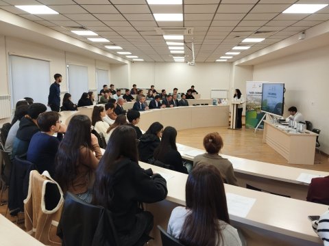 Xankəndidə “Yaşıl şəbəkə: Elmi İnnovasiya platforması” layihəsinin açılışı olub - FOTO 