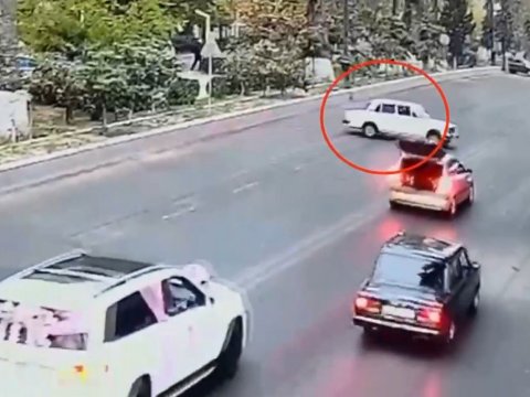 Toy karvanında avtoxuliqanlıq edən sürücü saxlanıldı - VİDEO