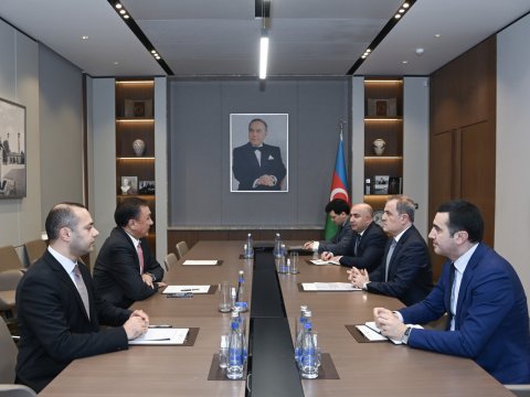 Ceyhun Bayramov TDT baş katibini qəbul etdi