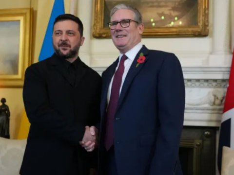 Zelenski Starmerlə görüşdü