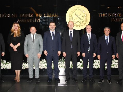 DDLA-da “Türk Loydu” Təsnifat Cəmiyyətinin nümayəndələri ilə görüş oldu