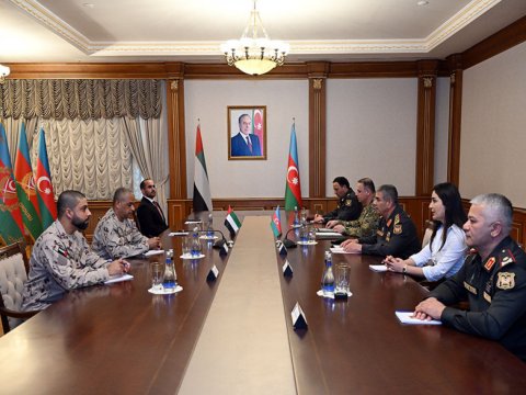 BƏƏ Xüsusi Əməliyyatlar Qüvvələrinin komandanı Azərbaycana gəldi