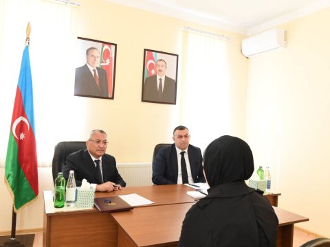 Rövşən Rzayev onların müraciətlərini dinlədi - FOTOLAR