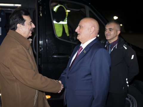 Pakistan Senatının sədri Azərbaycana gəldi - FOTO