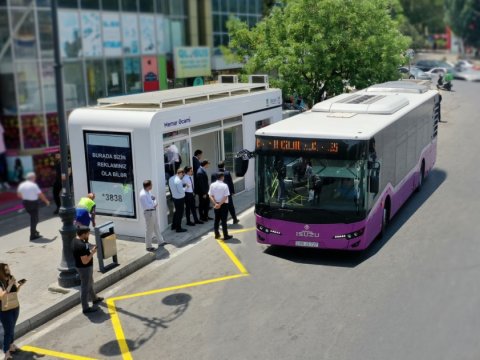 Sərnişinlər mobil tətbiqlə avtobusların gəliş vaxtını izləyə biləcəklər