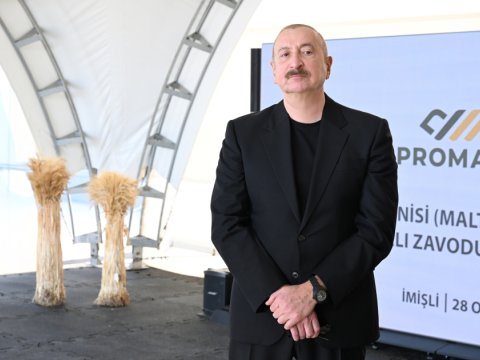 İlham Əliyev İmişlidə - FOTOLAR