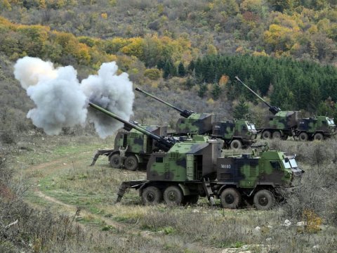 Azərbaycanla Serbiya artilleriyaçılarının birgə təlimi - VİDEO