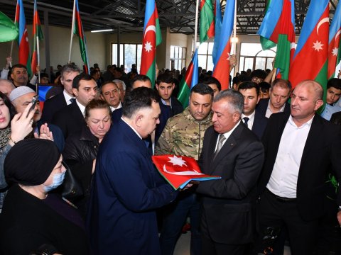 Birinci Qarabağ müharibəsi şəhidi dəfn edildi - FOTOLAR