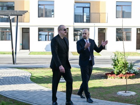 İlham Əliyev Zəngilan şəhərində- FOTO 