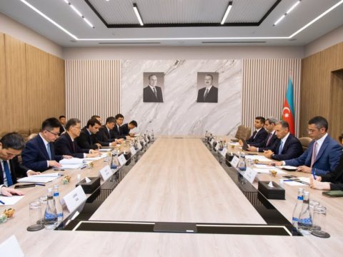 Rəşad Nəbiyev Çinin Sian şəhərinin meri ilə görüşüb - FOTO