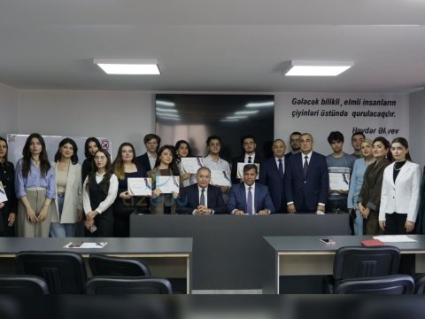 ATU-nun “Brend tələbə”ləri mükafatlandırılıb - FOTOLAR