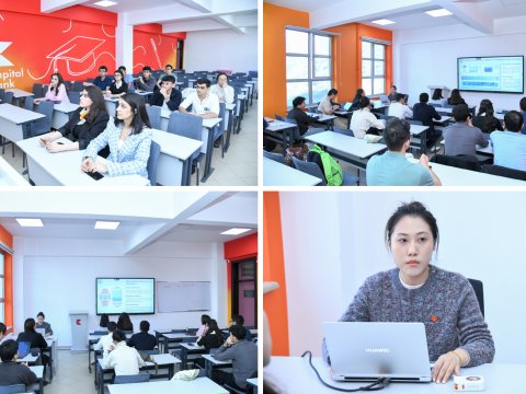 Çinli doktorantlar BMU-da keçirilən seminarda tədqiqatlarını təqdim etdi