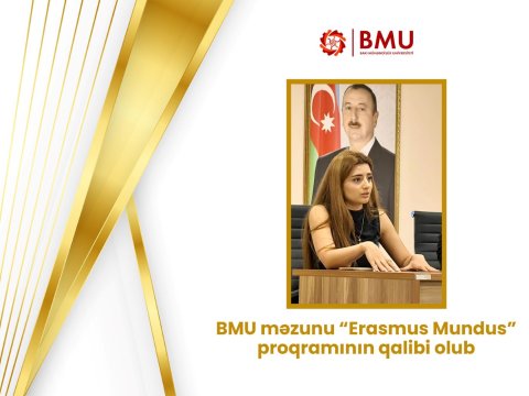 BMU məzunu nüfuzlu beynəlxalq proqramın qalibi oldu