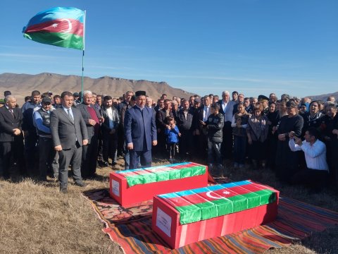 İki şəhid Xocalıda dəfn edildi - FOTO