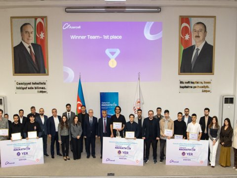 Azercell “CyberCell Hackathon” müsabiqəsinin qaliblərini elan edib